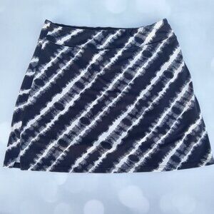 Lola by AFG Athletic Skort Women XS Black and White Print Pickleball Tennis Golf